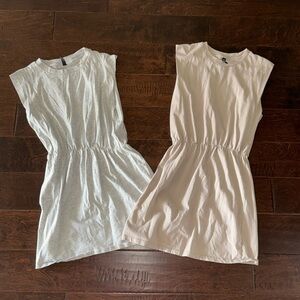 H&M t shirt jersey dress (2 of them)